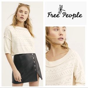🆕 Free People Sandcastle Oversized Sweater NWT
